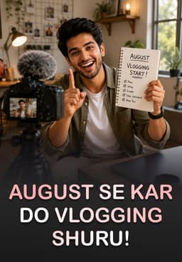 August Se Kar Do Vlogging Shuru!