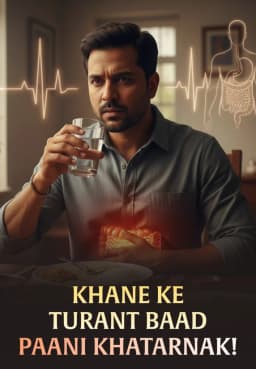Khane Ke Turant Baad Paani Khatarnak!