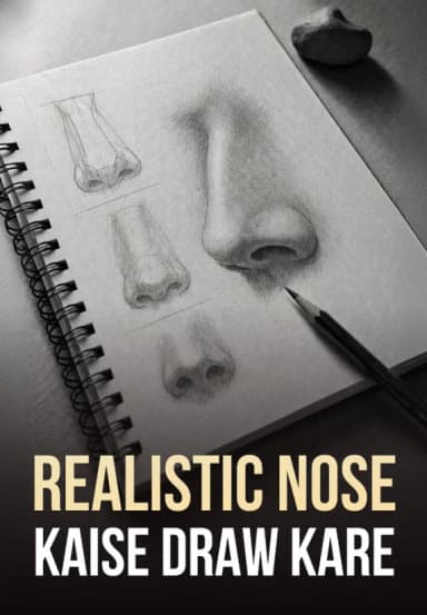 Realistic Nose Kaise Draw Kare