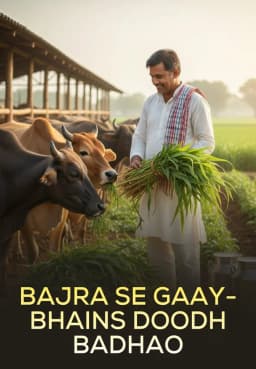 Bajra Se Gaay-Bhains Doodh Badhao