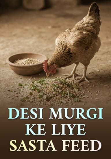 Desi Murgi Ke Liye Sasta Feed
