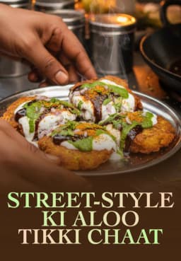 Street-Style Ki Aloo Tikki Chaat