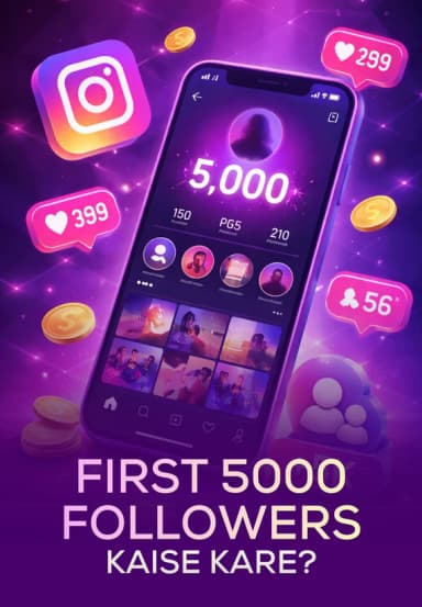 First 5000 Followers Kaise Kare?