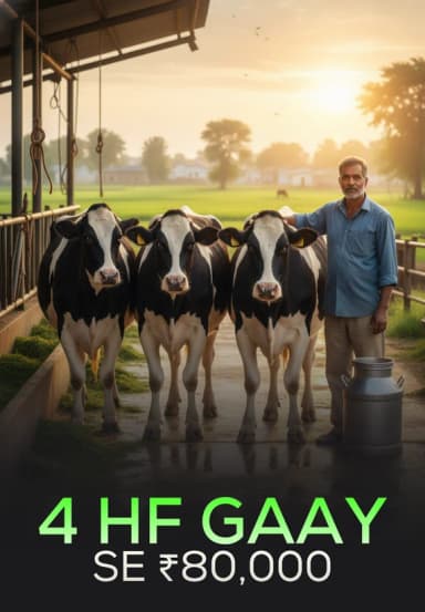 4 HF Gaay Se ₹80,000