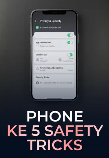 Phone Ke 5 Safety Tricks