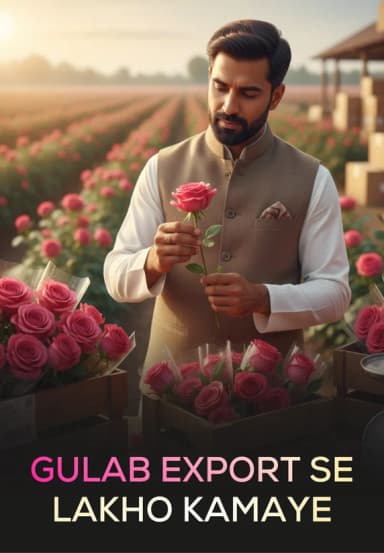 Gulab Export Se Lakho Kamaye