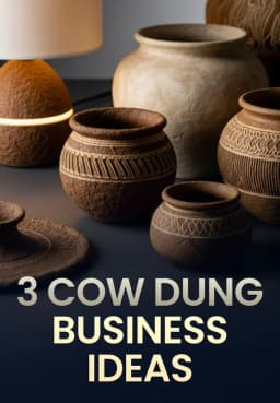 3 Cow Dung Business Ideas