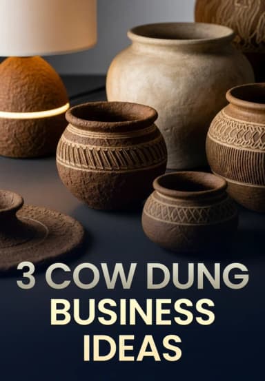 3 Cow Dung Business Ideas