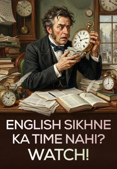 English Sikhne Ka Time Nahi? Watch!