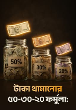 টাকা থামানোর ৫০-৩০-২০ ফর্মুলা: