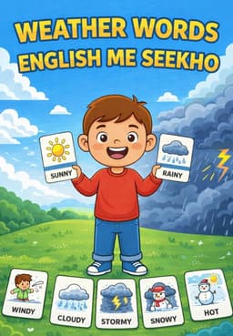 Weather Words English Me Seekho
