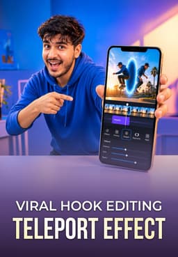Viral Hook Editing Teleport Effect