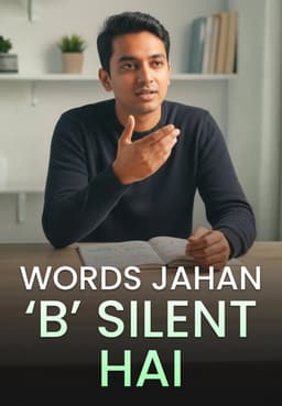 Words Jahan 'B' Silent Hai
