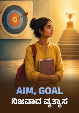 Aim, Goal ನಿಜವಾದ ವ್ಯತ್ಯಾಸ.
