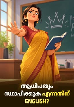 ആധിപത്യം സ്ഥാപിക്കുക എന്നതിന് English?