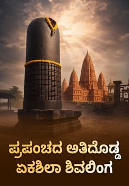 ಪ್ರಪಂಚದ ಅತಿದೊಡ್ಡ ಏಕಶಿಲಾ ಶಿವಲಿಂಗ