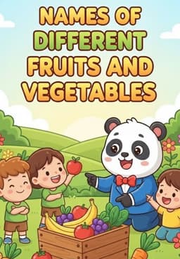 Names Of Different Fruits And Vegetables
