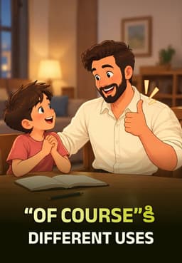 “OF COURSE”కి Different Uses