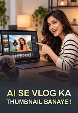 AI Se Vlog Ka Thumbnail Banaye !