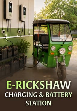 E-Rickshaw Charging & Battery Station