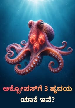 ಆಕ್ಟೋಪಸ್ಗೆ 3 ಹೃದಯ ಯಾಕೆ ಇವೆ?