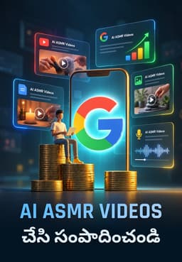 AI ASMR Videos చేసి సంపాదించండి