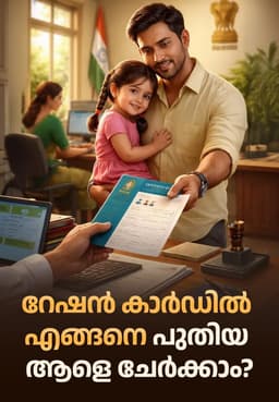 റേഷൻ കാർഡിൽ എങ്ങനെ പുതിയ ആളെ ചേർക്കാം?