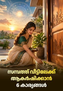 സമ്പത്ത് വീട്ടിലേക്ക് ആകർഷിക്കാൻ 6 കാര്യങ്ങൾ