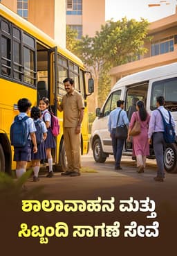 ಶಾಲಾವಾಹನ ಮತ್ತು ಸಿಬ್ಬಂದಿ ಸಾಗಣೆ ಸೇವೆ