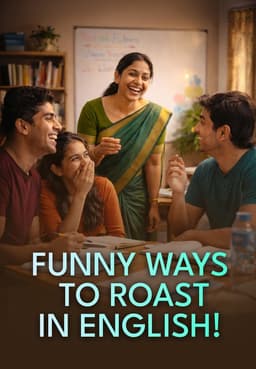 Funny Ways To Roast In English!