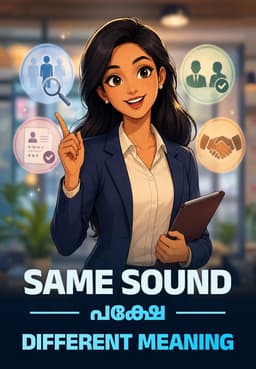 Same Sound പക്ഷേ Different Meaning