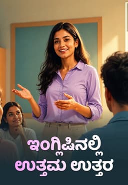 ಇಂಗ್ಲಿಷಿನಲ್ಲಿ ಉತ್ತಮ ಉತ್ತರ