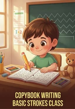 Copybook Writing Basic Strokes Class