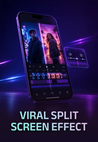 Viral Split Screen Effect