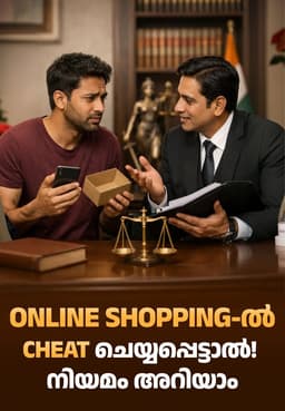 ONLINE SHOPPING-ൽ Cheat ചെയ്യപ്പെട്ടാൽ! നിയമം അറിയാം