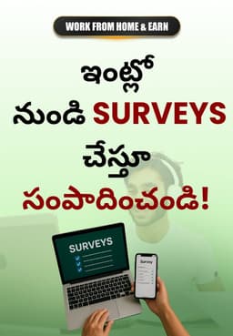 ఇంట్లో నుండి Surveys చేస్తూ సంపాదించండి !