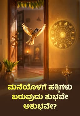 ಮನೆಯೊಳಗೆ ಹಕ್ಕಿಗಳು ಬರುವುದು ಶುಭವೇ ಅಶುಭವೇ?