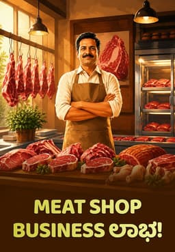 Meat Shop Business ಲಾಭ!