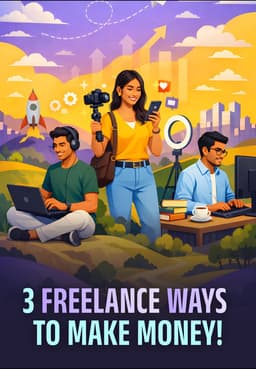 3 Freelance Ways To Make Money!