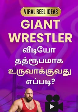 Giant Wrestler வீடியோ! தத்ரூபமாக உருவாக்குவது எப்படி?