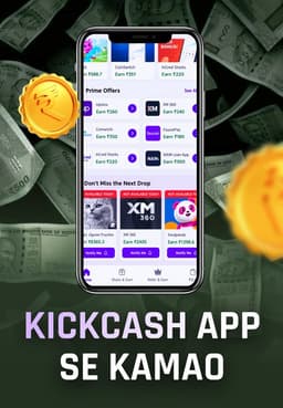 KickCash App Se Kamao