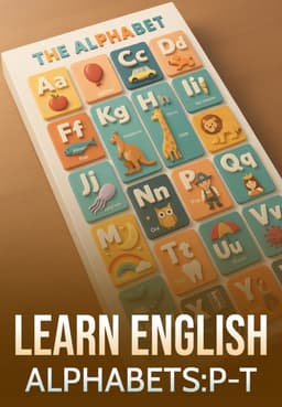 LEARN ENGLISH ALPHABETS: P-T