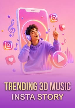 Trending 3D Music Insta Story