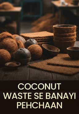 Coconut Waste Se Banayi Pehchaan
