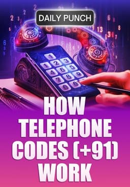 How Telephone Codes (+91) Works