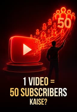 1 Video = 50 Subscribers Kaise?