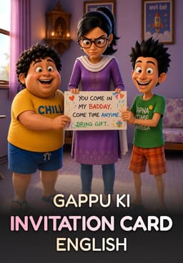 Gappu Ki Invitation Card English