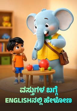 ವಸ್ತುಗಳ ಬಗ್ಗೆ Englishನಲ್ಲಿ ಹೇಳೋಣ