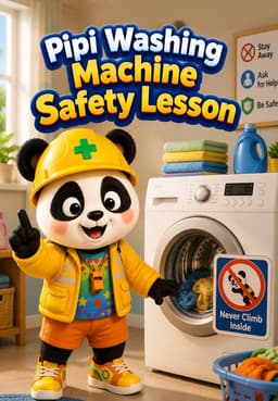 Pipi Washing Machine Safety Lesson