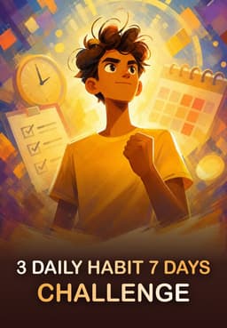 3 Daily Habit 7 Days Challenge